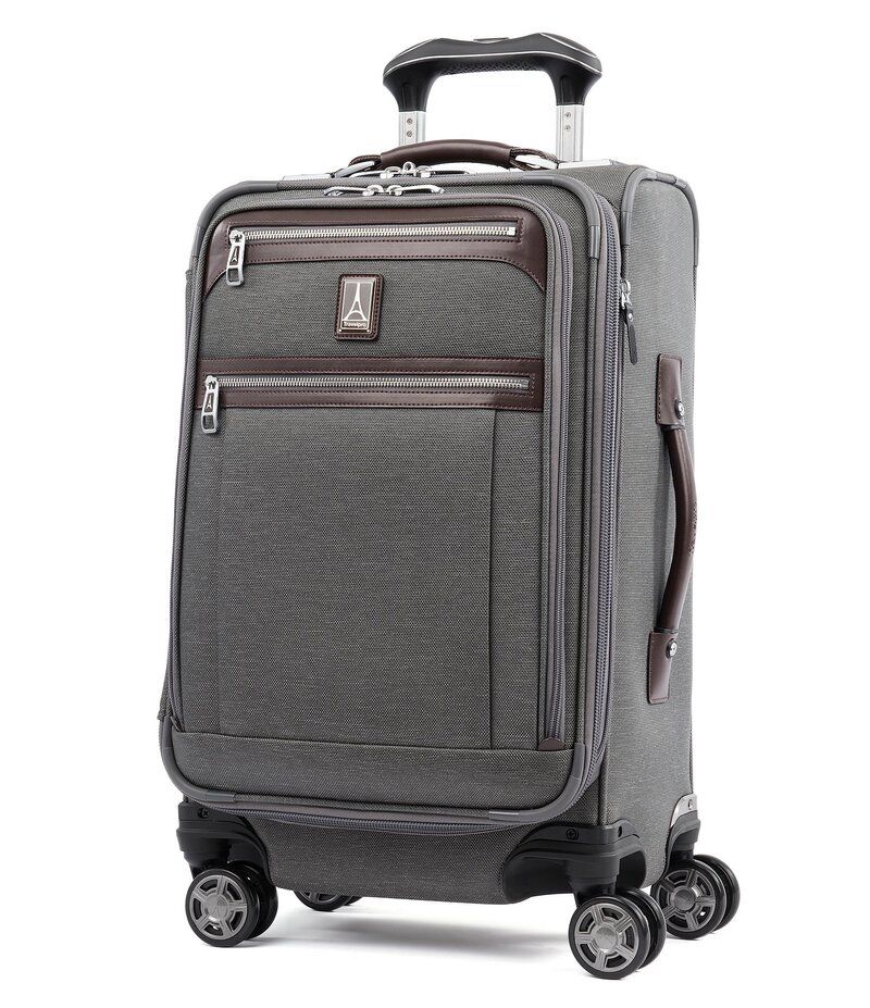 トラベルプロ レディース バッグ スーツケース Travelpro Platinum Elite 21 Expandable CarryOn Spinner Suitcase Vintage Grey