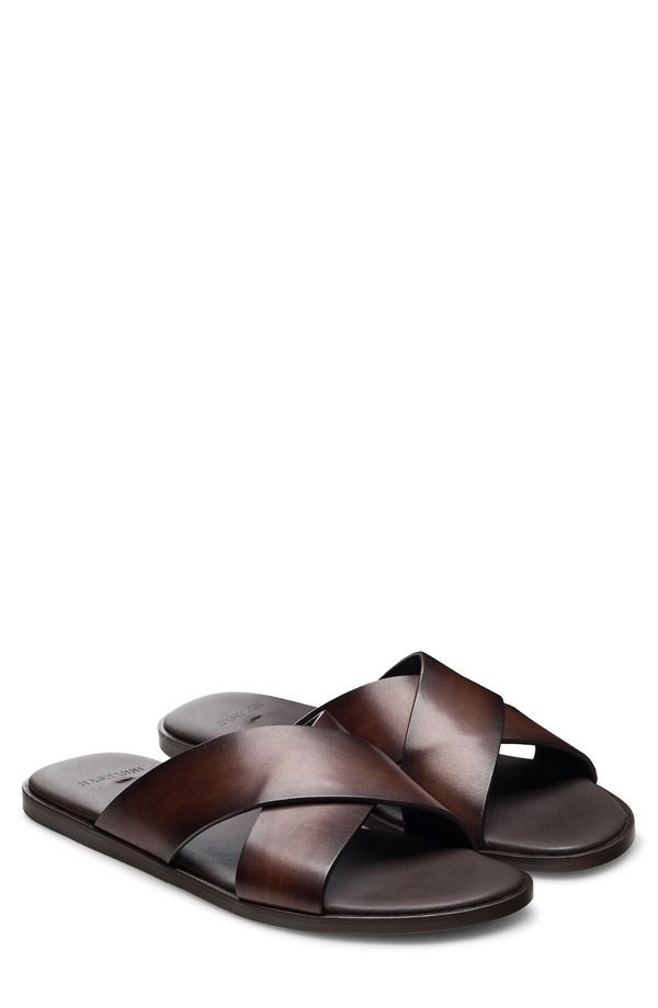 マグナーニ メンズ シューズ サンダル Magnanni Aldea Crosstrap Sandal Brown ブラウン