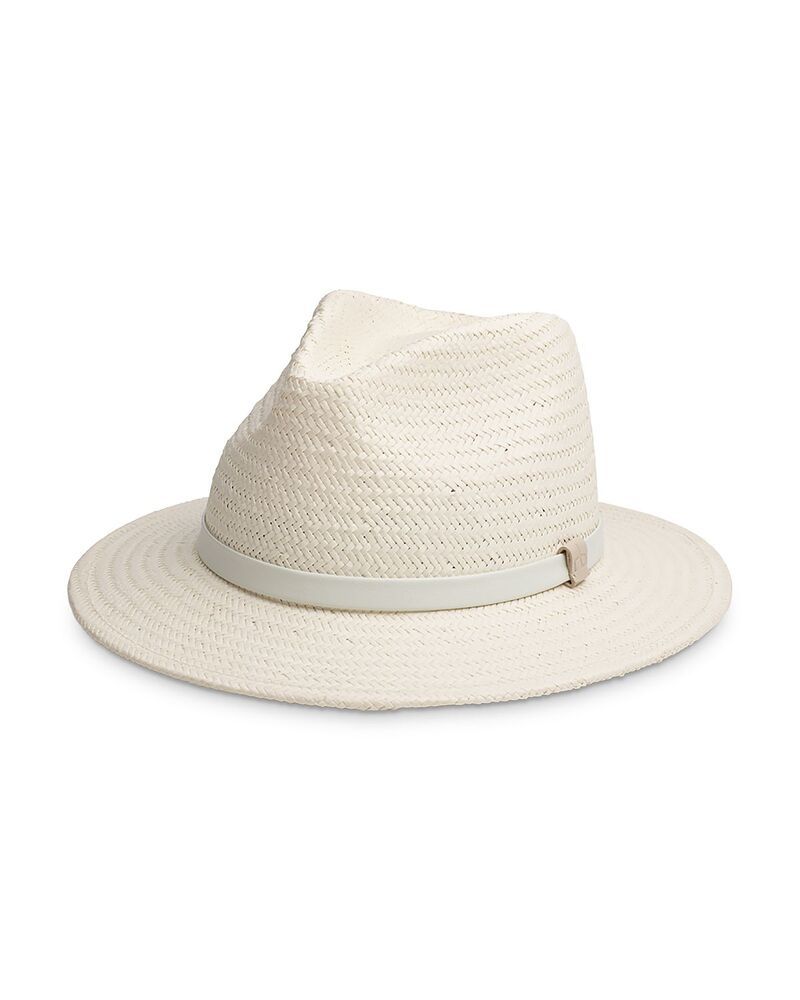 ラグアンドボーン レディース アクセサリー 帽子 rag bone Packable Straw Fedora Ivory アイボリー