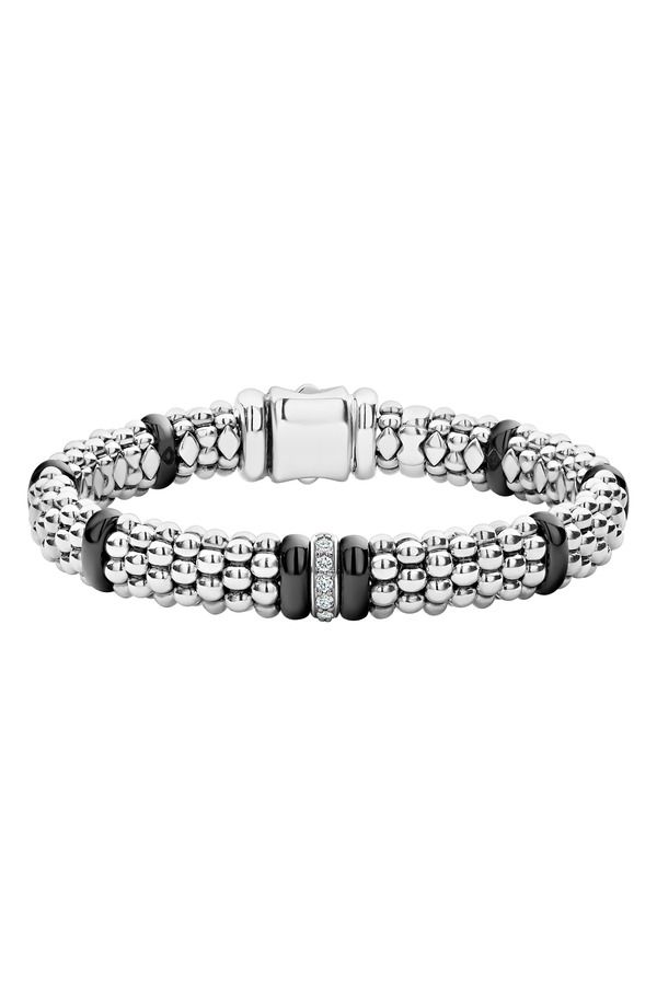 ラゴス レディース アクセサリー ブレスレット・バングル・アンクレット LAGOS Black Caviar Diamond OneLink Bracelet Black ブラック 145,900円
