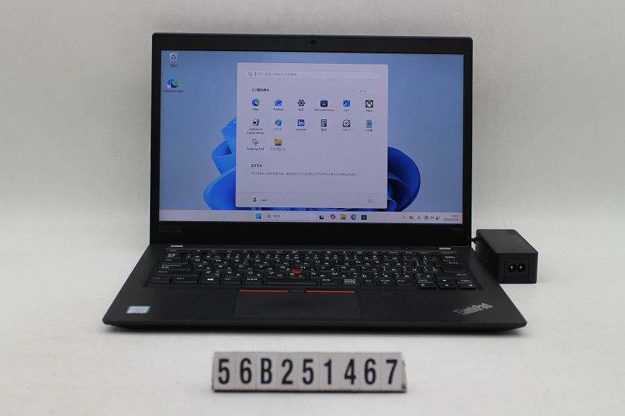 Lenovo ThinkPad T490s Core i5 8265U 1.6GHz/16GB/256GB(SSD)/14W/FHD(1920x1080)/Win11 【56B251467】