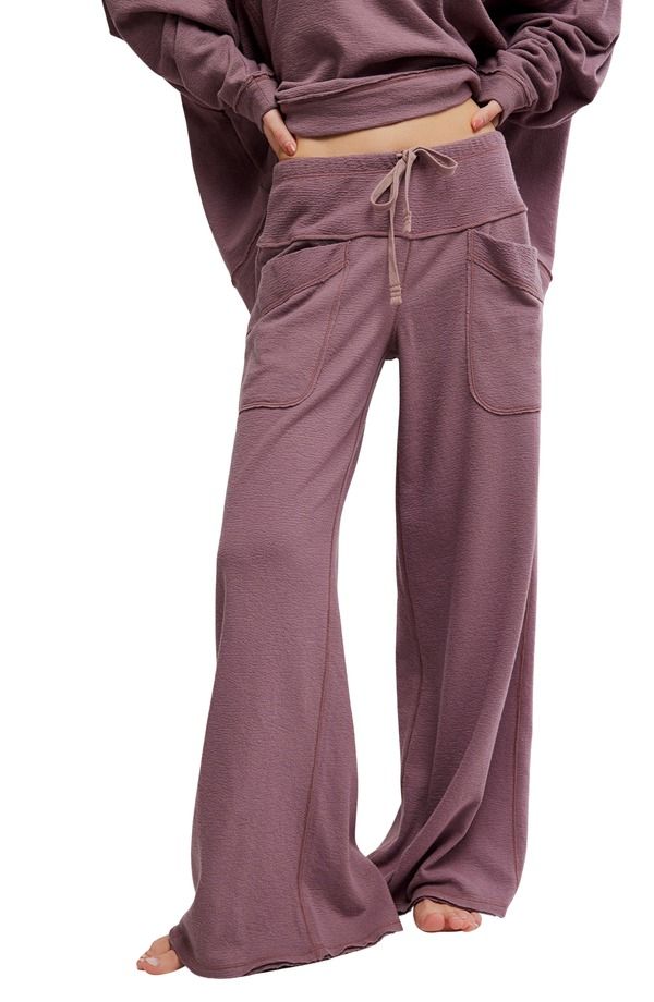 フリーピープル レディース ボトムス レギンス パンツ Free People Staycation Lounge Pants Elderberry Tea