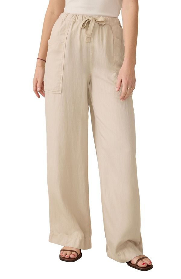 ファレティ レディース ボトムス レギンス ドレープ パンツ Faherty Topanga Drape Drawstring Pants Wheaten 25,418円