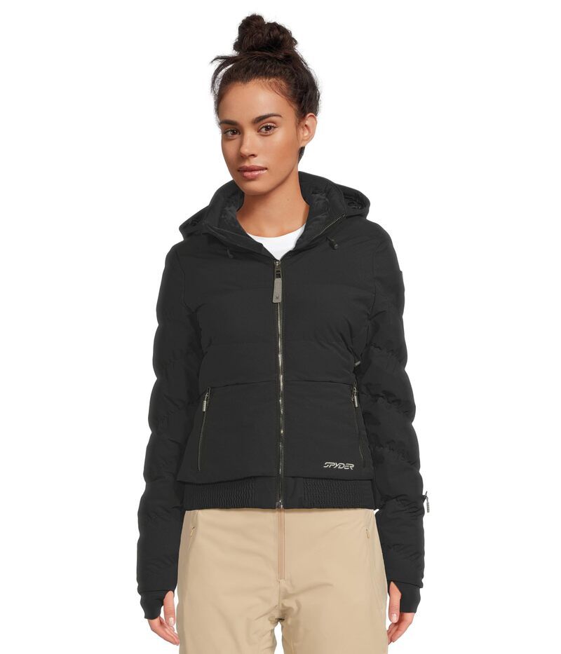 スパイダー レディース アウター コート ジャケット Spyder Haven Jacket Black1