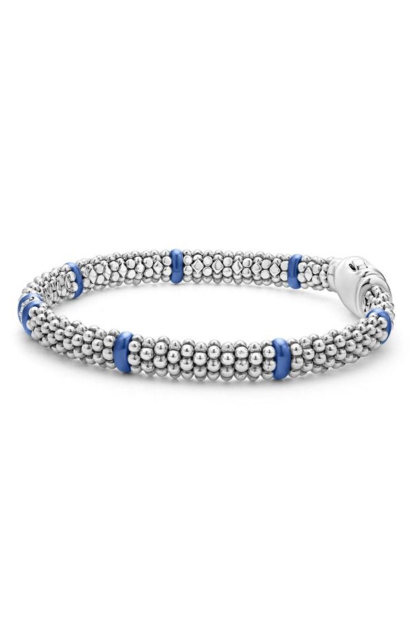 ラゴス レディース アクセサリー ブレスレット・バングル・アンクレット LAGOS Blue Caviar Diamond Ceramic Station Rope Bracelet Marine ブ 134,900円