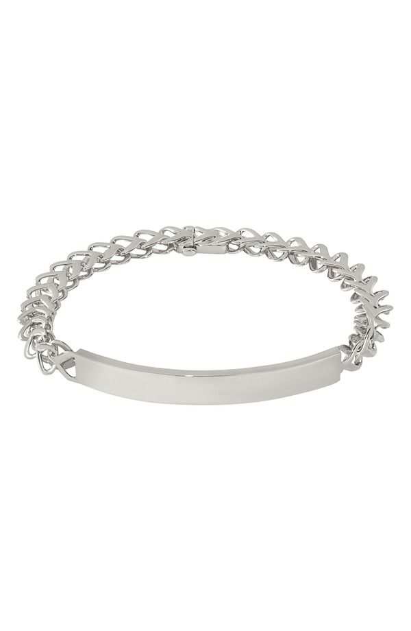 ボニー レヴィ レディース アクセサリー ブレスレット・バングル・アンクレット Bony Levy Mens 14K Gold Chain Bracelet 14K White Gold ホワイト