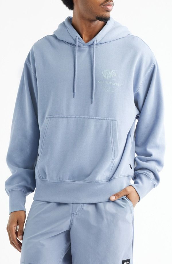 バンズ メンズ アウター パーカー・スウェット Vanstacked Hi Pullover Hoodie Glacial Slate スレート