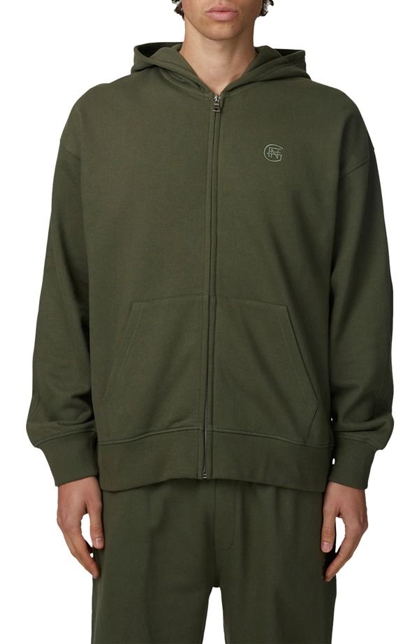 グッドフォーナッシング メンズ アウター パーカー・スウェット Good For Nothing Oversized Halftone Hoodie Green グリーン