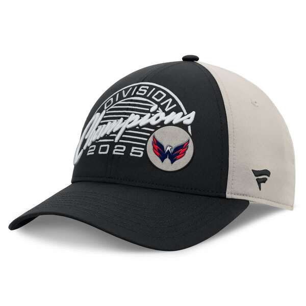 ファナティクス メンズ アクセサリー 帽子 キャップ Mens Fanatics BlackGray Washington Capitals 2025 Metropolitan Division Ch 10,514円