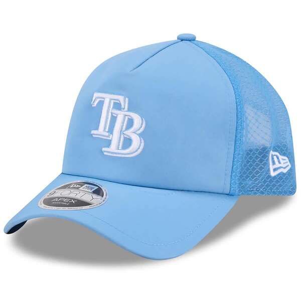 ニューエラ メンズ アクセサリー 帽子 Mens New Era Light Blue Tampa Bay Rays 2026 Batting Practice Apex 9FORTY Adjusta