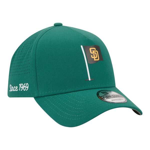 ニューエラ メンズ アクセサリー 帽子 Mens New Era Green San Diego Padres Pin Seeker 9FORTY AFrame Adjustable Hat Gree