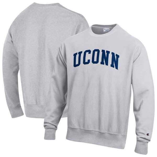 チャンピオン メンズ アウター パーカー・スウェット シャツ フリース Mens Champion Gray UConn Huskies Reverse Weave Fleece Sweatshirt 21,286円