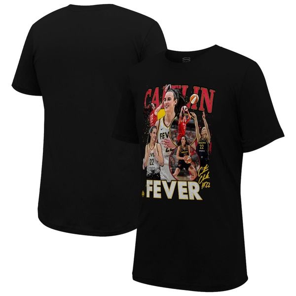 スタジアムエッセンシャルズ レディース トップス Tシャツ Unisex Stadium Essentials Caitlin Clark Black Indiana Fever Crossroads