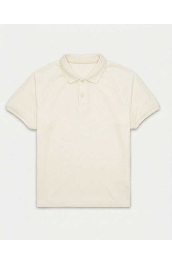 フォルテラ メンズ トップス ポロシャツ パイル Fortela Brody Terry polo Ecru エクリュ
