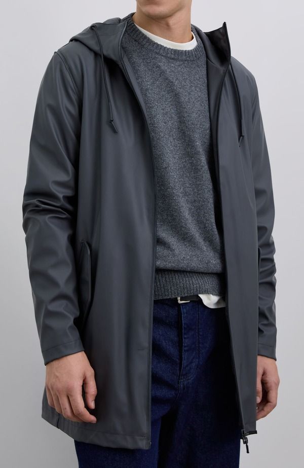 スカルパーズ メンズ アウター ジャケット・ブルゾン コート Scalpers Raincoat Anthracite