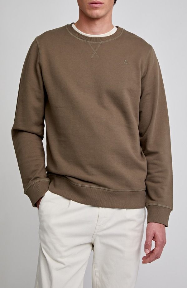 スカルパーズ メンズ アウター パーカー・スウェット セーター Scalpers Fade Sweater Khaki カーキ