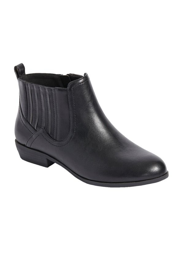 コンフォートビュー レディース シューズ ブーツ・レインブーツ Comfortview The Jae Bootie Black ブラック