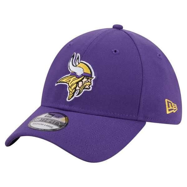 ニューエラ メンズ アクセサリー 帽子 Mens New Era Purple Minnesota Vikings Core Team 39THIRTY Flex Hat Purple パープル