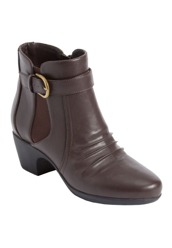 コンフォートビュー レディース シューズ ブーツ・レインブーツ Comfortview The Juniper Bootie Women BROWN ブラウン 35,620円