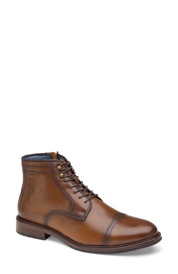 ジョンストンアンドマーフィー メンズ シューズ ブーツ・レインブーツ キャップ Johnston Murphy Raleigh XC Flex Cap Toe Boot Men TAN タン