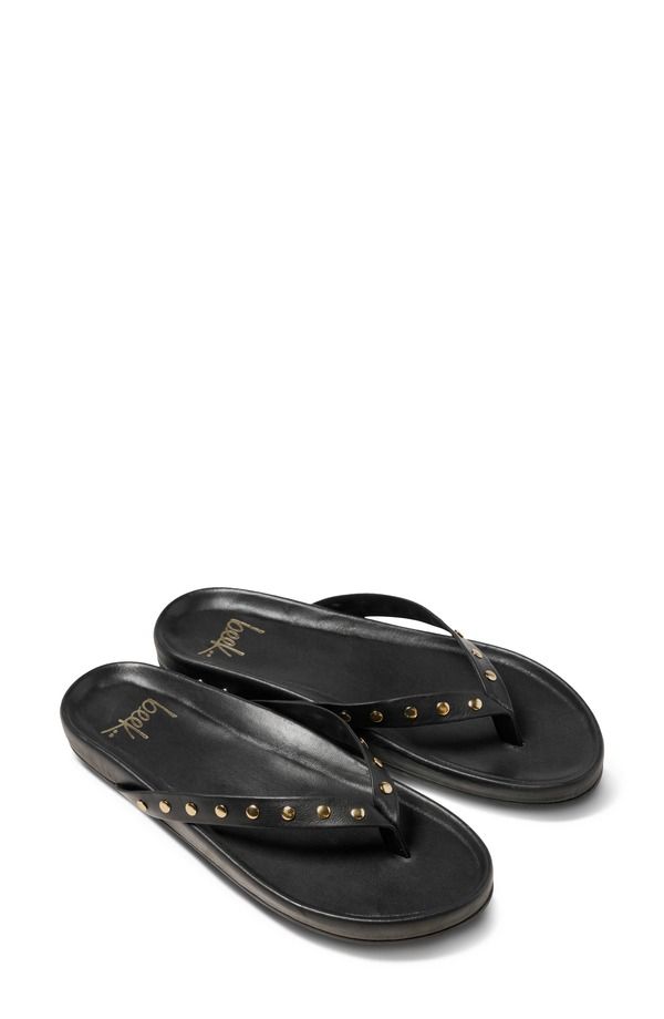 ビーク レディース シューズ サンダル Beek Tringa Flip Flop Women BLACK GOLD ブラック