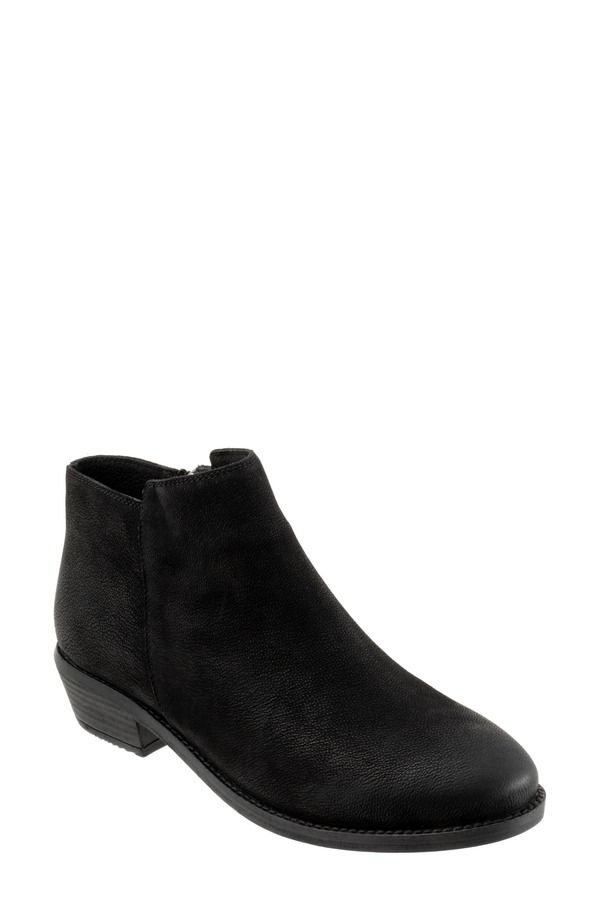 ソフトウォーク レディース シューズ ブーツ・レインブーツ SoftWalk Rocklin 20 Bootie Women BLACK NUBUCK ブラック