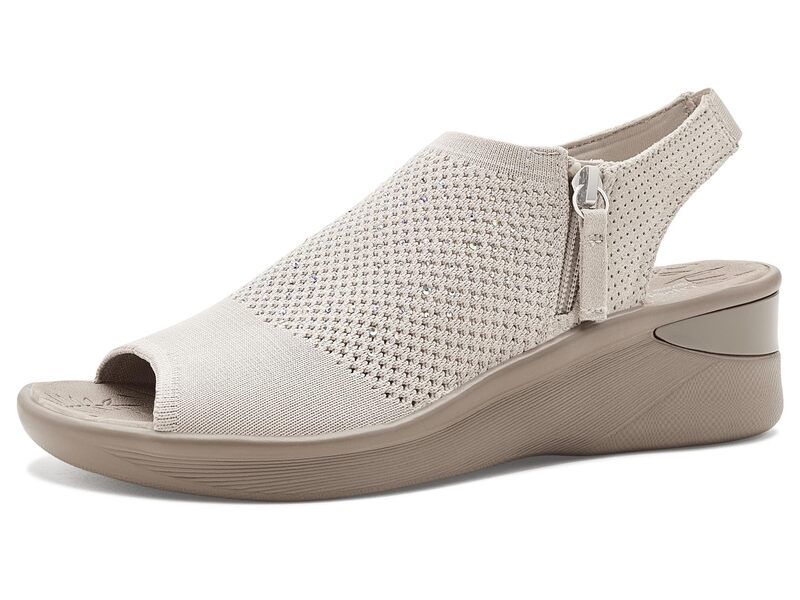ライフストライド レディース シューズ ヒール LifeStride Starlet Slingbacksand Knit Fabric サンド