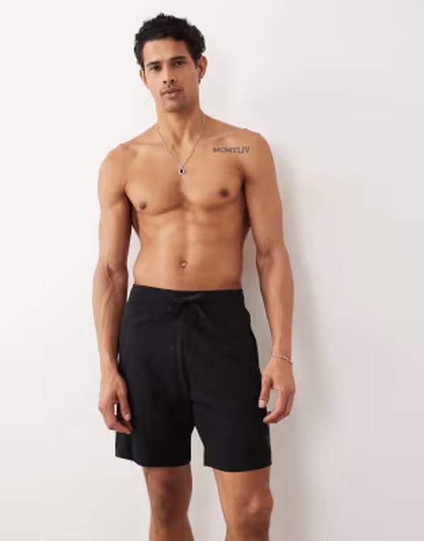 ヒューゴレッド メンズ 水着 ハーフパンツ・ショーツ ショートパンツ HUGO Red spray swim shorts Black ブラック 23,850円