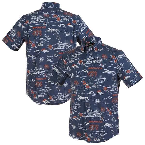 レインスプーナー メンズ トップス シャツ ダウン Mens Reyn Spooner Navy Denver Broncos Kekai Performance ButtonDown Shirt N 27,936円