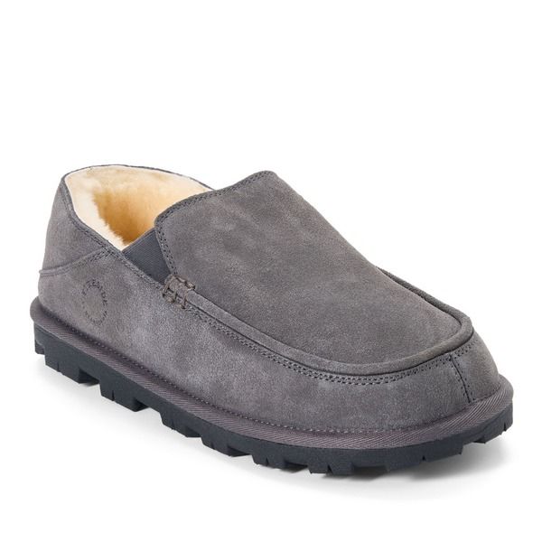 ディアフォームズ メンズ シューズ サンダル ローファー Dearfoams Fireside Shepparton Waterepellent Loafer Men Grey グレー