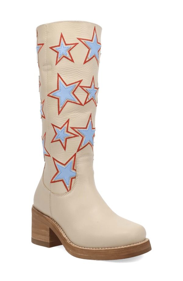 ディンゴ レディース シューズ ブーツ・レインブーツ トール Dingo American Dream Tall Boot Women CREAM クリーム