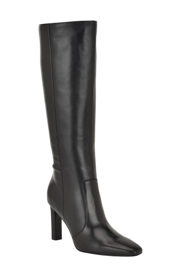 ゲス レディース シューズ ブーツ・レインブーツ GUESS Hartin Knee High Boot Women BLACKBLACK ブラックブーティ