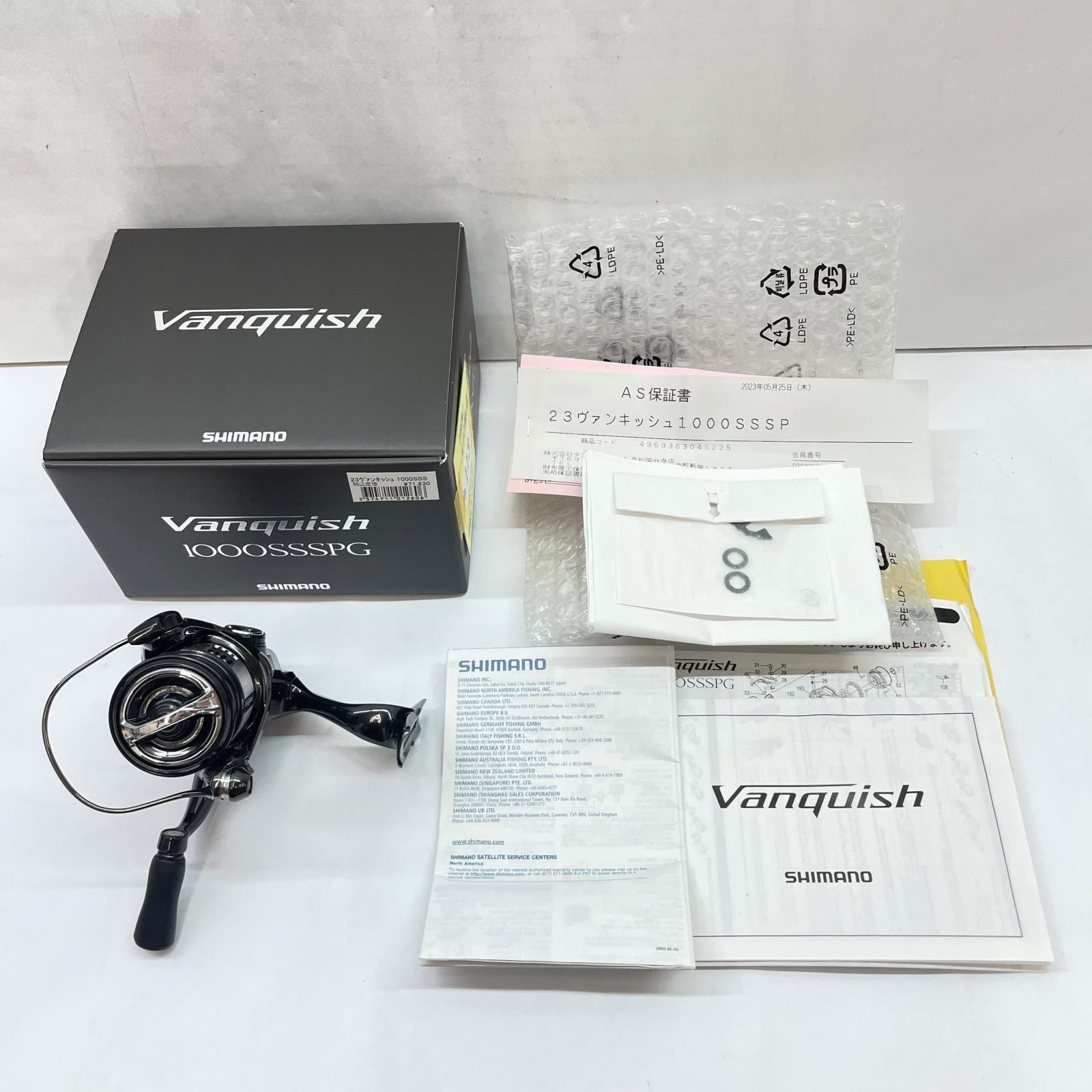 【瀬戸大橋店】 中古 SHIMANO | シマノ リール 23ヴァンキッシュ1000SSSPG 045225 【スピニングリール】 【85】 28,470円