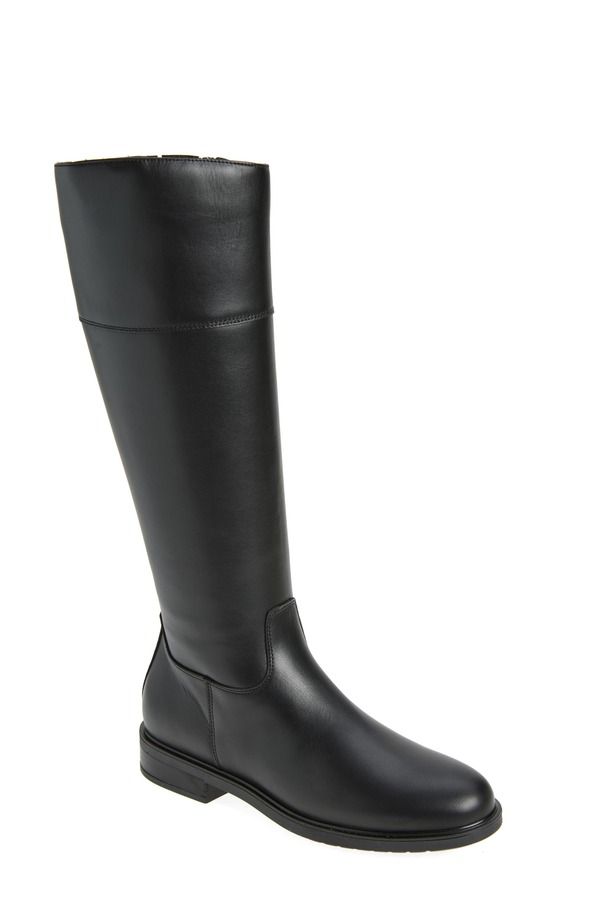 ラカナディアン レディース シューズ ブーツ・レインブーツ トール レザー La Canadienne Sylas Talleather Boot Women BLACK LEATHER ブラック