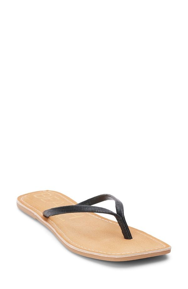 ビーチバイマティス レディース シューズ サンダル BEACH BY MATISSE Bungalow Flip Flop Women BLACK LIZARD ブラック