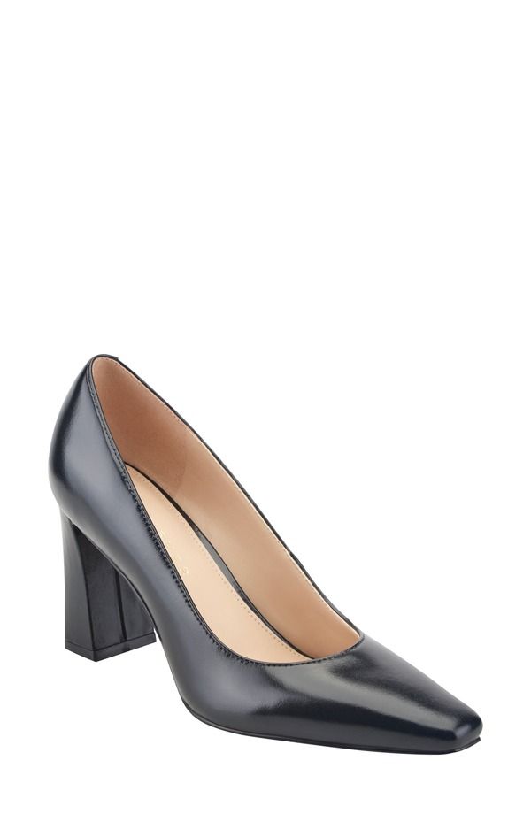 マーク・フィッシャー レディース シューズ ヒール Marc Fisher LTD Gretty Pointed Toe Pump BLACK SMOOTH LEATHER ブラック