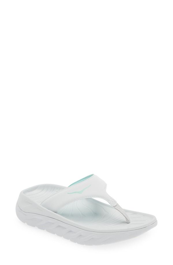 ホカオネオネ レディース シューズ サンダル HOKA Ora Recovery Flip Flop Women COSMIC GREY SEAFOAM グレー