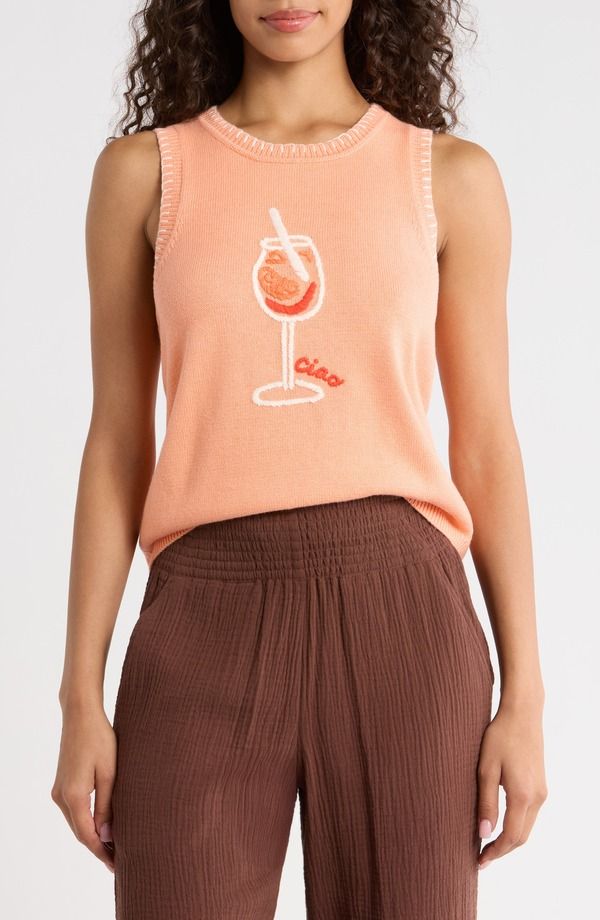 マリーン レイヤー レディース トップス シャツ ベスト セーター コットン Marine Layer Marisol Cotton Sweater Vest APEROL