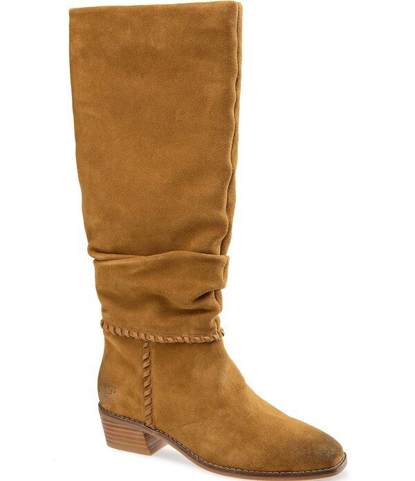 ジェントルソウルズ レディース シューズ ブーツ・レインブーツ トール スエード Gentle Souls Fabri Suede Slouch Shaftall Boots Bronze Brown 55,680円