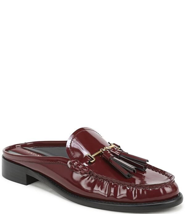 フランコサルト レディース シューズ パンプス ローファー Franco Sarto Callen Patent Bitasseloafer Mules Red レッド