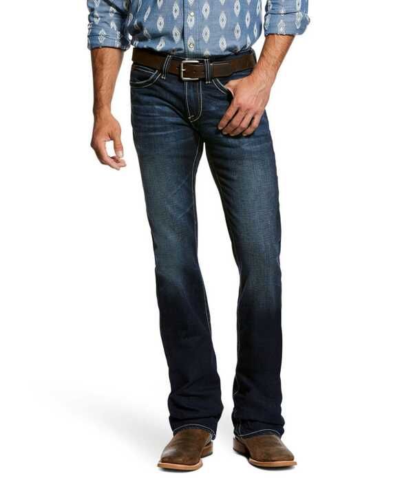 アリアト メンズ ボトムス デニムパンツ スリムフィット ストレート ジーンズ Ariat M7 Rocker Tanner Stackable Slim Fit Straight Leg Jeans