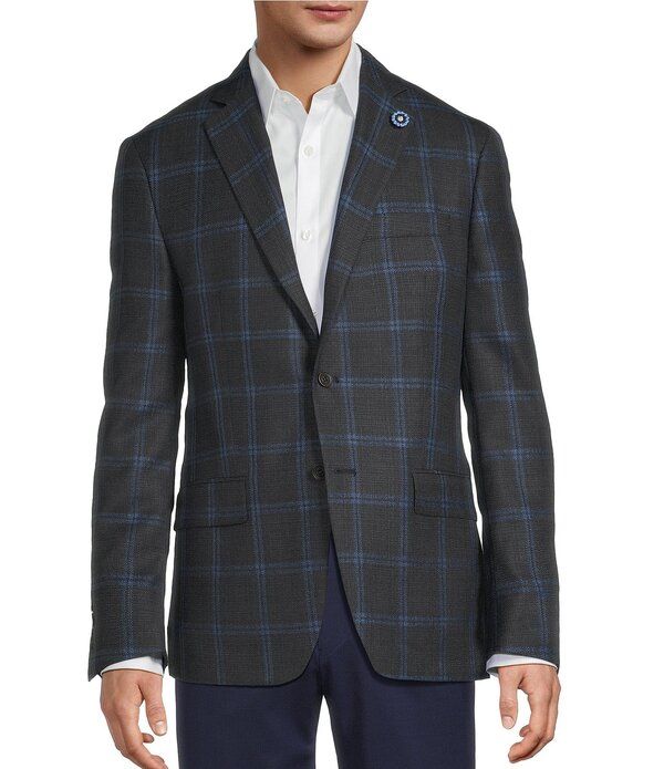 ハート シャフナー マルクス メンズ アウター ジャケット・ブルゾン ウール コート Hart Schaffner Marx Chicago Classic Fit Plaid Wool Sport
