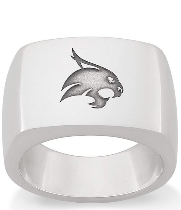 ジェームズ エイヴリー メンズ アクセサリー カフスボタン James Avery Texastate University Signet Ring Sterling Silver シルバー