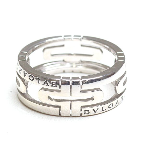 BVLGARI ブルガリ パレンテシ リング K18WG #56 15号 750WG ホワイトゴールド 仕上げ済【中古】 110,000円