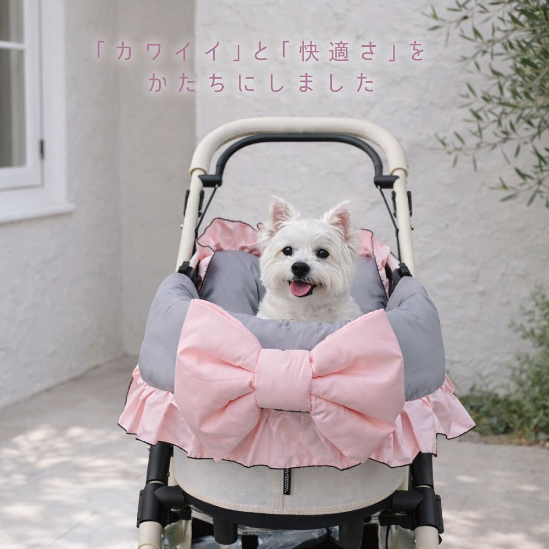 犬用品 【3点セットM】ペットカートクッション バイカラー