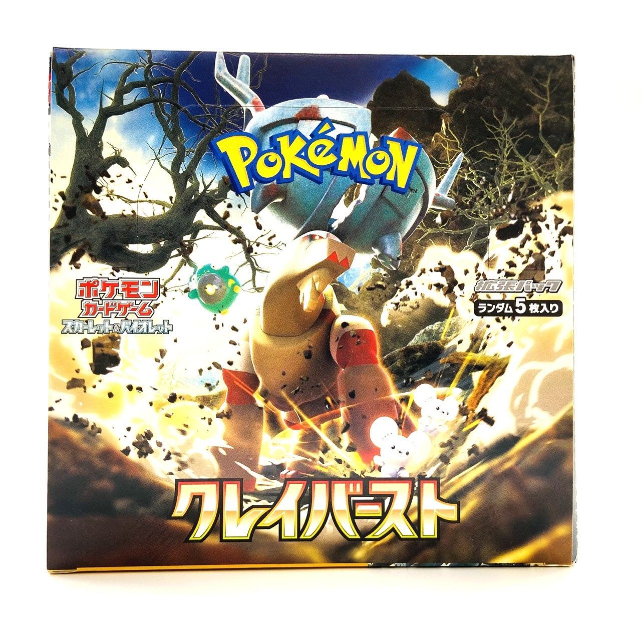 ★ポケモンカードゲーム スカーレット＆バイオレット 拡張パック クレイバースト シュリンク無し 未開封BOX ポケカ★008592