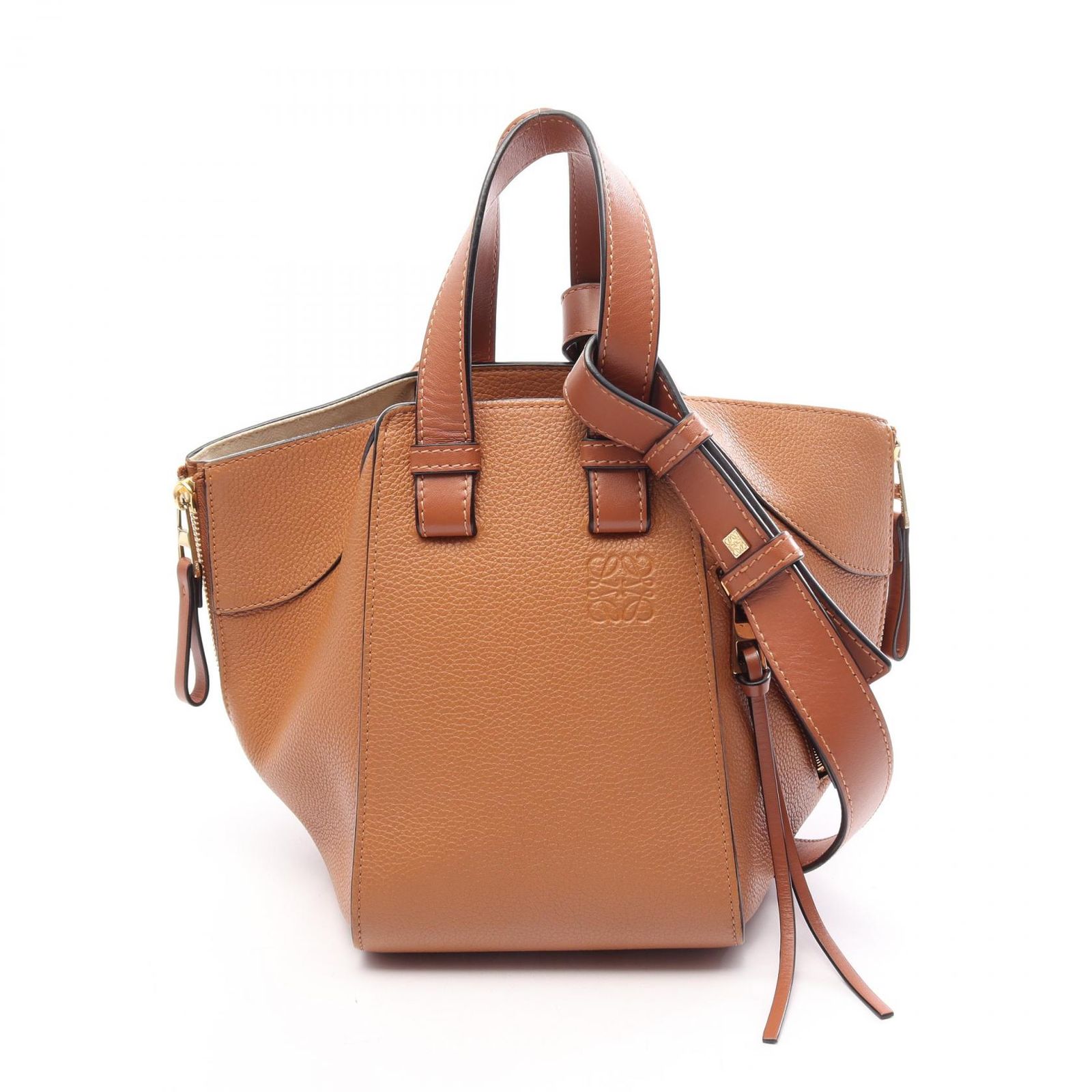 LOEWE ロエベ ハンモックバッグ コンパクト 2WAY ハンドバッグ