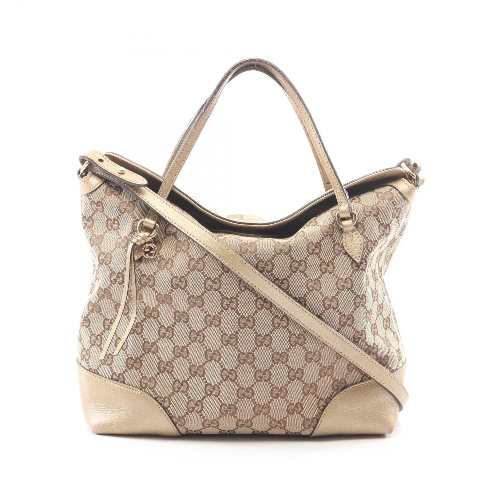 GUCCI グッチ ブリー GGキャンバス 2WAY ハンドバッグ