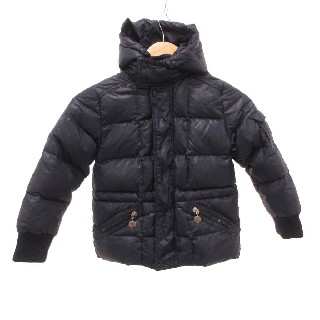 モンクレール MONCLER ダウンジャケット ダウンパーカ ブルゾン ジップアップ 116 紺 ネイビー /JS ☆AA★ IBO100