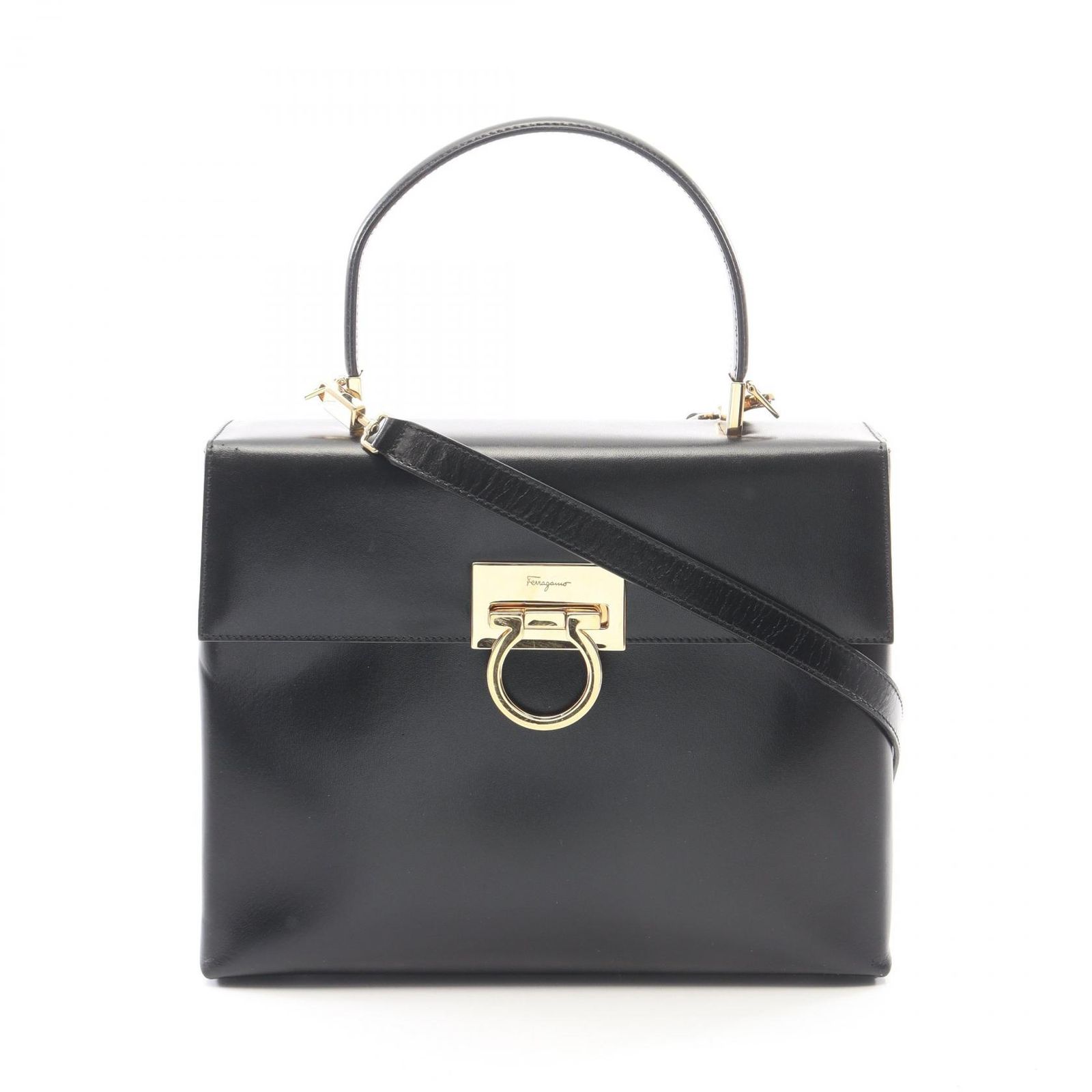 Salvatore Ferragamo サルヴァトーレフェラガモ ガンチーニ 2WAY ハンドバッグ 46,680円